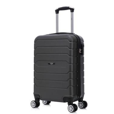 Imagem de Mala de Viagem Bordo rodas 360 cadeado Embutido tripx ABS, Grafite