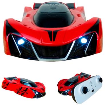 Imagem de Carrinho De Controle Remoto Sobe Parede Led Recarregavel