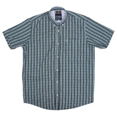 Imagem de Camisa Masculina Manga Curta Xadrez Verde TXC 38410