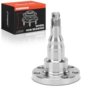 Imagem de A-Premium Cubo de roda traseira compatível com Volkswagen Jetta 1995-1999, Golf 1995-1999, Cabrio 1996-1999, com freio a tambor traseiro e 6 furos