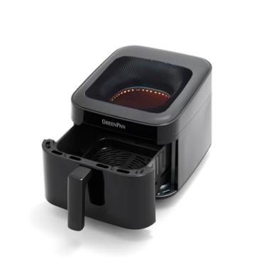 Imagem de GreenPan Fritadeira a ar Cyclone 7QT, preta