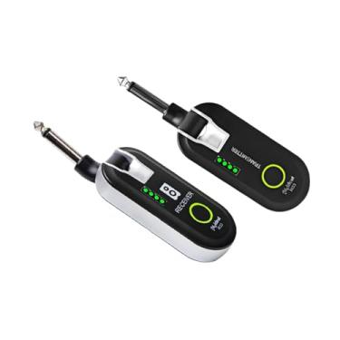 Imagem de simhoa Transmissor e receptor de guitarra elétrica de guitarra sem fio Acessórios para instrumentos musicais