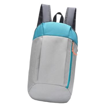 Imagem de YIJU Mochila de viagem à prova d'água para viagem, essencial para caminhadas, mochila para caminhadas curtas, Cinza Azulado