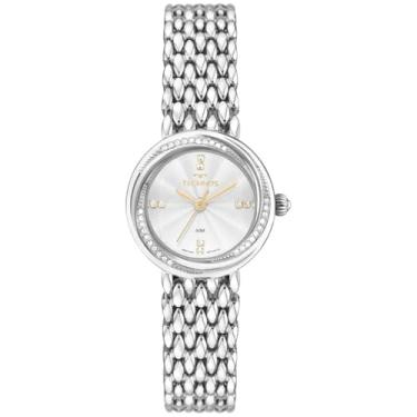 Imagem de RELOGIO TECHNOS ANALOGICO BRANCO METAL PRATA 2035NBK/1K