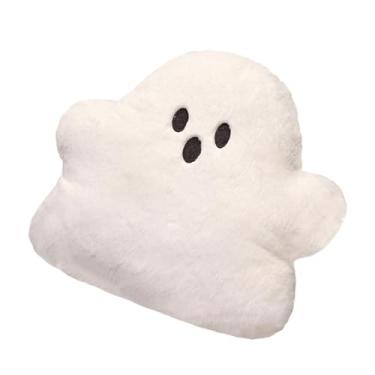 Imagem de IEUDNS Travesseiro de pelúcia de Halloween, brinquedo engraçado, ornamento assustador, decoração, boneco de pelúcia, fantasma, almofada para sofá, 40cm