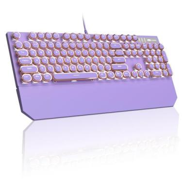 Imagem de Teclado mecânico para jogos MageGee Typewriter Retro Punk