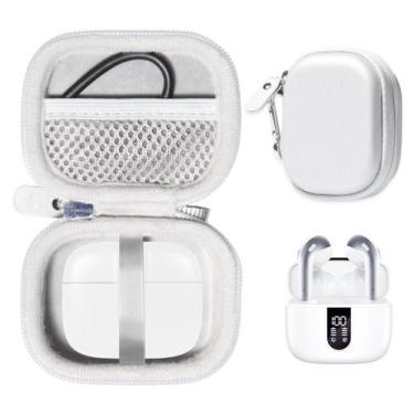 Imagem de Capa CaseSack para fones de ouvido Bluetooth TAGRY X08 (branca)