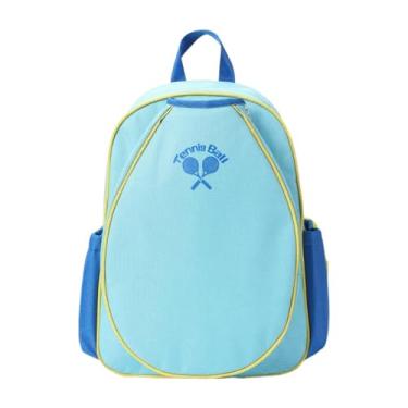 Imagem de Lljsszr Mochila Porta-raquetes para Tênis, Bolsa Portátil para Equipamentos Esportivos, Azul