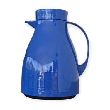 Imagem de Garrafa Térmica Paris com Gatilho para Chá e Café 500 ml (Azul Anil)