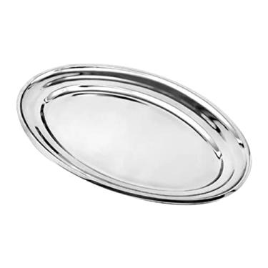 Imagem de Travessa Rasa Em Aço Inox - 35 CM