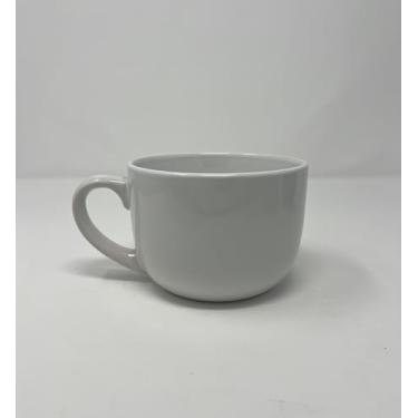 Imagem de USA HomeMax Conjunto de caneca de cerâmica jumbo de 118 a 590 ml (branca)