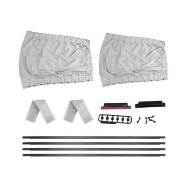 Imagem de Conjunto De 2 Peças De Cortinas De Alumínio Universal Para Janelas Lat