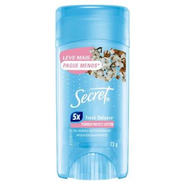 Imagem de Desodorante Antitranspirante Stick Gel Secret Powder Protect Cotton 73
