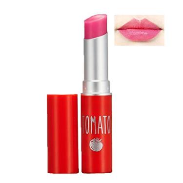 Imagem de SKINFOOD Tomato Jelly Tint Lip (#02 Berry Tomato) - Bálsamo labial hidratante matizado com extratos de tomate, maquiagem labial natural de longa duração - Protetor labial com cor natural - Protetor