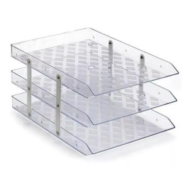 Imagem de Caixa correspondecia tripla movel cristal - maxcril