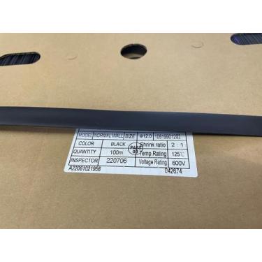 Imagem de 1 Metro Termo Retratil Ø 12mm Preto