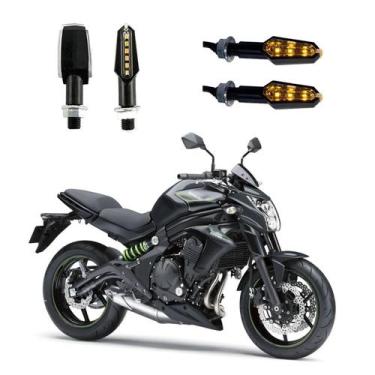 Imagem de KIT 4 Luz Seta Esportiva Pisca de Led Modelo P29 Para Moto ER6N 650CC 