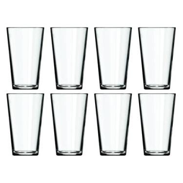 Imagem de Copo Cairo 350ml Vidro Resistente Suco Agua Nadir - 8Un - NADIR FIGUER