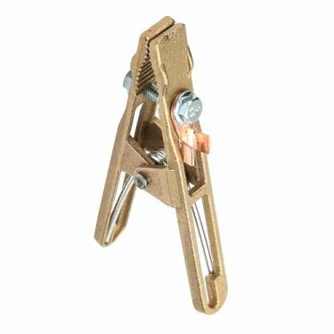 Imagem de Garosa 260A 300A 500A Latão Solda Terra Braçadeira, Um Tipo Terra Braçadeira Com Boa Condutividade para Máquina de Solda, Argônio Submerso Resistência Stud Soldagem (260a)