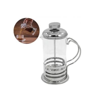 Imagem de Cafeteira Prensa Francesa Cremeira 350ML Vidro Aço Inox Resistente