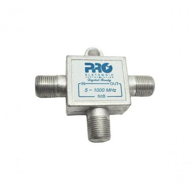 Imagem de Tomada T Proeletronic Pqtt-1206b 1ghz 6db Solder Black