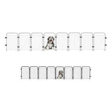 Imagem de Cercadinho Dobrável 8 Módulos 51cm Divisor de Ambientes para Pets Cães
