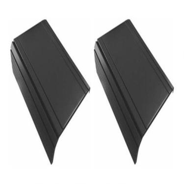 Imagem de Kit 02un Esteiras Decorativa Laqueada Apoio Sofá Lisa Preta - M A SORP