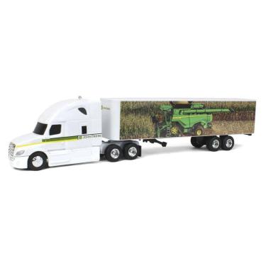 Imagem de Miniatura Caminhão John Deere 1/64 Freightliner Semi Truck