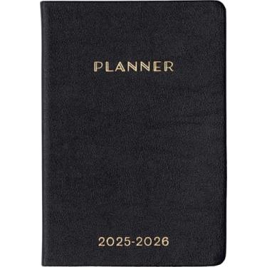 Imagem de Agenda encadernada Eccolo 2025-2026 para 18 meses, páginas mensais e semanais (13,3 x 19,7 cm - julho de 2025 - dezembro de 2026)