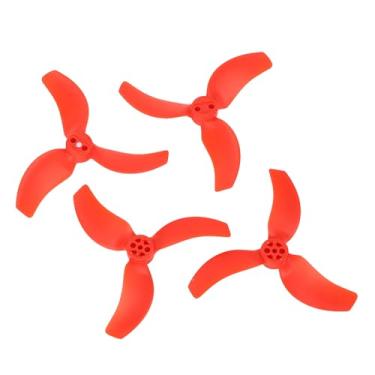 Imagem de Generic Substituição de Hélice do Drone, Aerodinâmica Aprimorada 4pcs Redução de Resistência Ao Alta Tenacidade 3 Hélice da Lâmina para Avata 2 Drone (Vermelho)