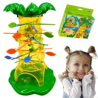 Imagem de Jogo Pula Macaco Cada Macaco No seu Galho Diversão Interativo Para Criança Brinquedo Infantil