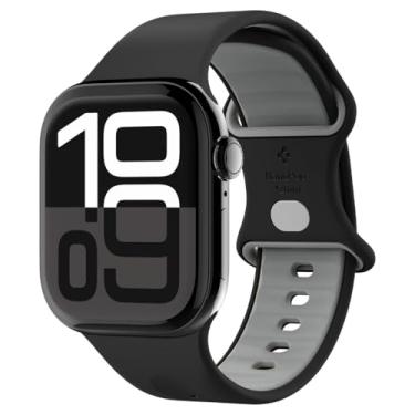 Imagem de Spigen Nano Pop Pulseira para Apple Watch Compatível com Series 11/10 42mm, 9/8/7 41mm, SE3/SE2/SE/6/5/4 40mm, 3/2/1 38mm - Preto Gergelim