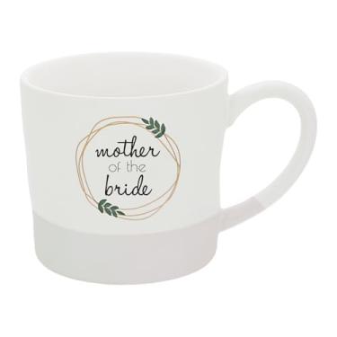 Imagem de Pavilion Gift Company - Mother of the Bride - Caneca de grés de 425 g xícara de chá de café mãe da noiva mãe mamãe mamãe presente de casamento