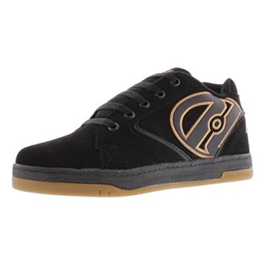 Imagem de Heelys Tênis de skate Propel 2.0 (criança pequena/criança grande), Preto/Goma, 13 Little Kid