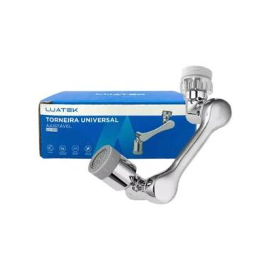 Imagem de Torneira Universal Ajustável Adaptador Metal LCC-2509 - Luatek