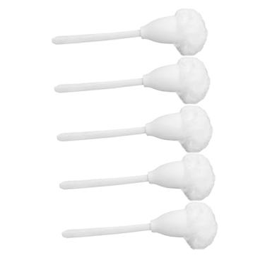 Imagem de Cabilock 5 peças de escovas de limpeza de vaso sanitário macias para banheiro eficiente para residências, hotéis, escritórios, design compacto para simples e limpeza