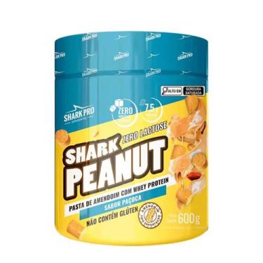 Imagem de Pasta De Amendoim Pote 600g Zero Lactose Shark Pro / Paçocream
