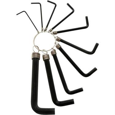 Imagem de Chave Allen 1,5 a 10mm com 10 Peças - 8216 - BRASFORT