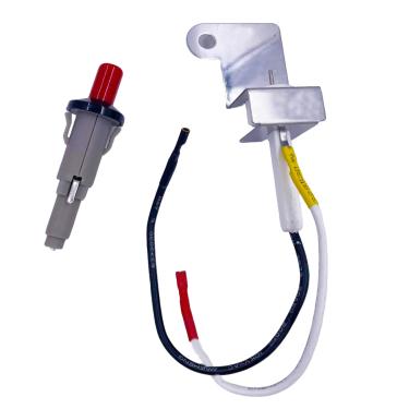 Imagem de MENSI Ignitor de botão Piezo para churrasqueira a gás Weber Q300, Q3000, 404341, 424001, 426001, modelo de substituição 60092