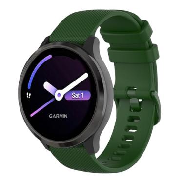 Imagem de TopPerfekt Pulseiras esportivas compatíveis com Garmin Venu 3/2 (22 mm), pulseira de substituição de liberação rápida, pulseira de silicone macio ajustável para Forerunner 970/570 42 mm/265/255