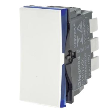 Imagem de Interruptor Paralelo De 10 Ampères 250 Volts Automático 1m Branco - 611011bc - Pial Plus