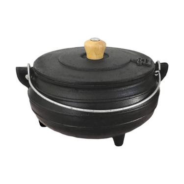 Imagem de Panela De Ferro Calderão De Bruxa Tripé 2,3 Lts Com Tampa