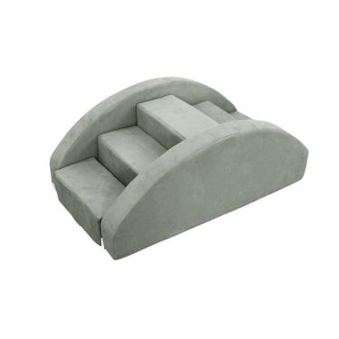Imagem de Ponte de Degraus 1m04 x 62cm x 40cm 5 Degraus + 2 Laterais em Suede