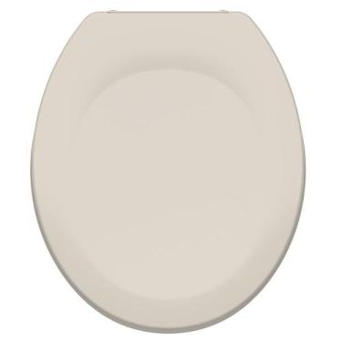 Imagem de Assento Sanitário Icasa Sabará Areia  Tampa de Vaso Oval Convencional 