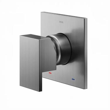 Imagem de Acabamento Monocomando Para Chuveiro Docol New Edge/minima 3/4" Grafite Escovado