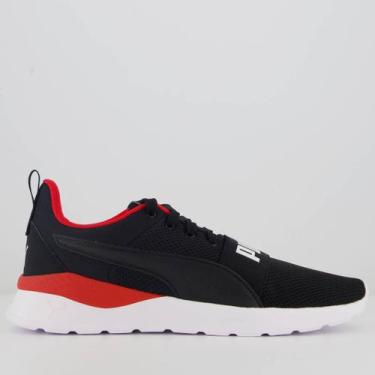 Imagem de Tênis Puma Anzarun Lite Bold Preto e Vermelho, 42