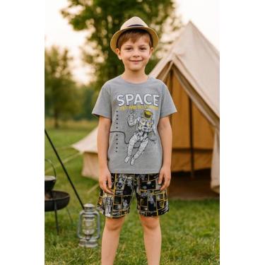 Imagem de Pijama Infantil Menino Verão Brilha No Escuro - kappes, 12