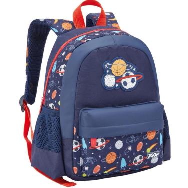 Imagem de Mochila Costas 13 Juvenil Unicórnio Esporte - Azul Escuro