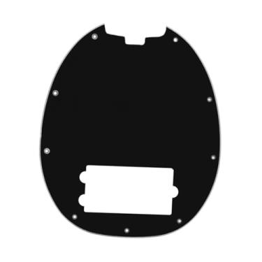 Imagem de KiBcsLic Protetor de para baixo, placa antirrisco, 9 furos, instrumento musical, PVC, acessório moderno, peça de reposição, protetor de para, Preto