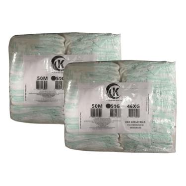 Imagem de Kit com 2 Fralda Geriátrica Adulto Segunda Linha Com 50 Unidades Tamanho M G XG Incontinência Moderada (Grande)